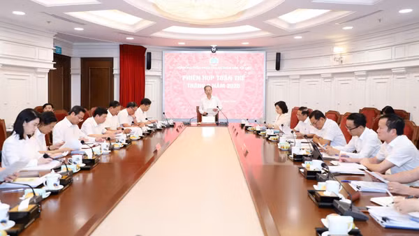 Toàn cảnh phiên họp. (Ảnh: MĐ)