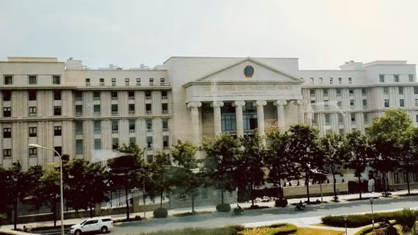 Trụ sở Tòa án nhân dân thành phố Hà Nội. (Ảnh: TRẦN QUÝ)
