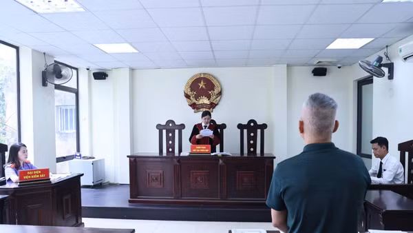 Quang cảnh phiên tòa. (Ảnh: MH)