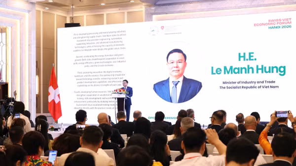 Lễ khai mạc Diễn đàn Kinh tế Thụy Sĩ-Việt Nam (SVEF). (Ảnh: Bộ Công thương)