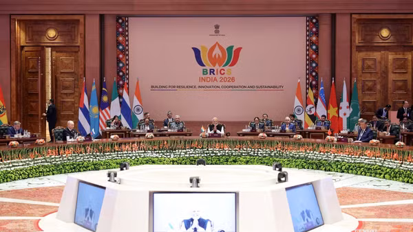Hội nghị thượng đỉnh BRICS lần thứ 18 đã khai mạc tại thủ đô New Delhi của Ấn Độ, với sự tham dự của Lãnh đạo các nước thành viên. (Ảnh: TTXVN)