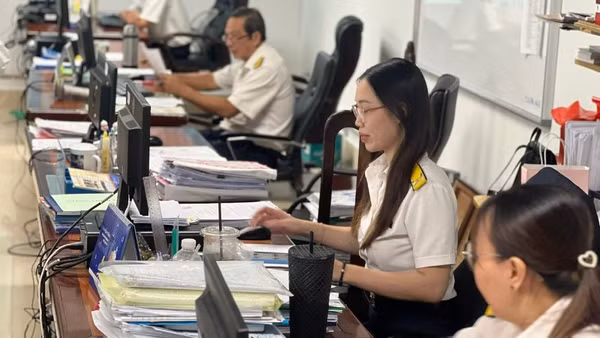 Ngành thuế đẩy mạnh rà soát, chuẩn hóa dữ liệu người nộp thuế. (Ảnh: Minh Phương) 