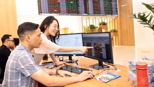 Thị trường chứng khoán Việt Nam tiếp tục được hoàn thiện theo hướng minh bạch, an toàn và hiệu quả. (Ảnh: TTXVN)