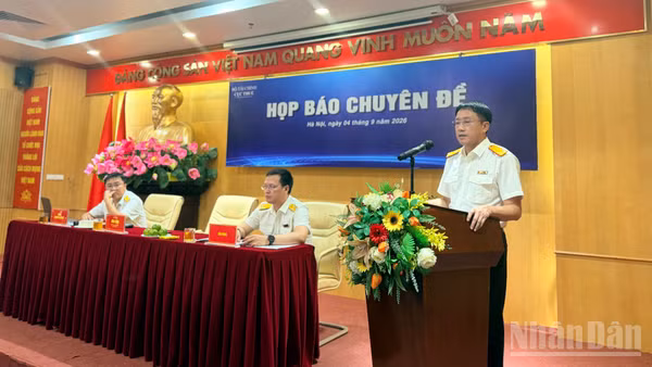 Hình ảnh tại buổi họp báo. (Ảnh: MINH PHƯƠNG)