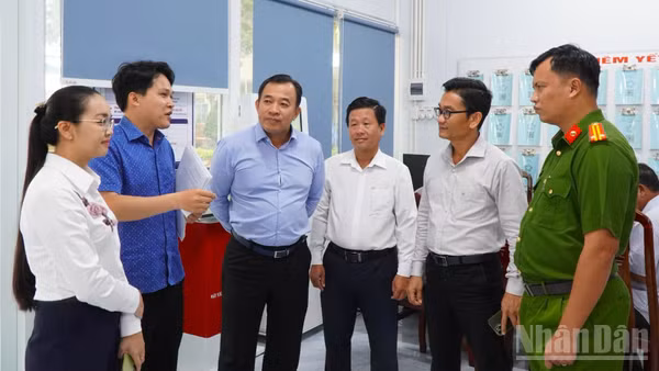 Xã Phước Lý tăng cường kiểm tra công vụ, gắn trách nhiệm người đứng đầu với kết quả thực hiện nhiệm vụ năm 2026. (Ảnh: THANH PHONG)
