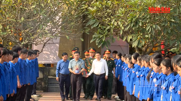 [Video] Trang trọng lễ truy điệu, an táng hai hài cốt liệt sĩ ở Phú Thọ