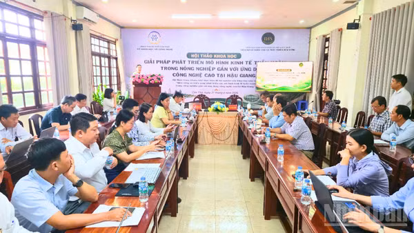 Quang cảnh hội thảo. (Ảnh: VĂN ÚT)