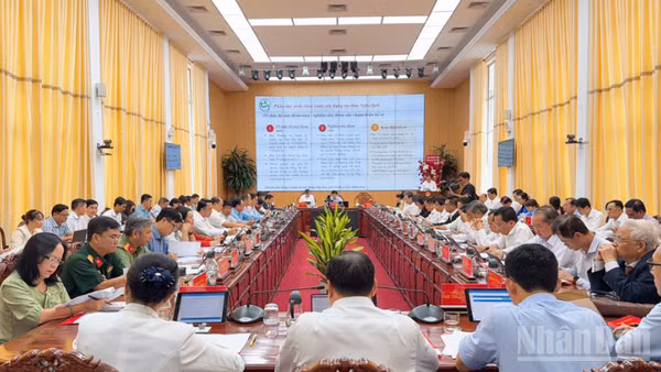 Quang cảnh hội nghị. (Ảnh: VĂN ÚT)