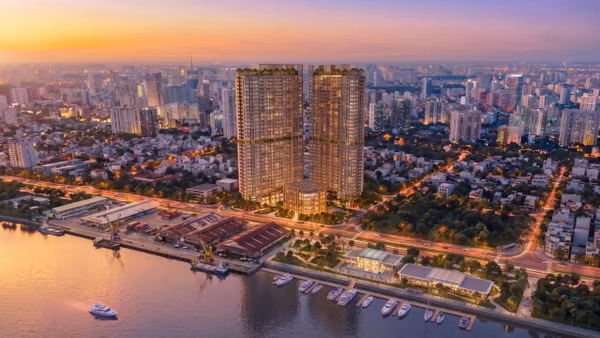 Phối cảnh dự án Lancaster Lincoln bên sông Sài Gòn. (Ảnh: CTV)