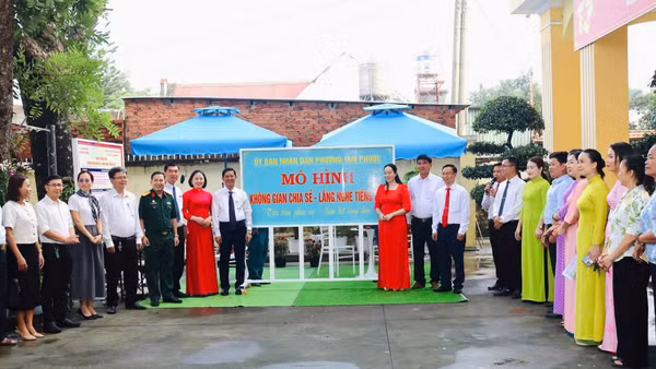 UBND phường Tam Phước ra mắt mô hình “Không gian chia sẻ - lắng nghe tiếng dân” ngày 14/9/2026.