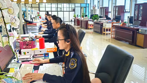 Chi cục Hải quan khu vực VI đang nâng cấp phần mềm quản lý, mở rộng kết nối với nền tảng Cửa khẩu số và nghiên cứu tích hợp thủ tục theo hướng doanh nghiệp chỉ khai báo một lần. Ảnh: Hương Nguyên