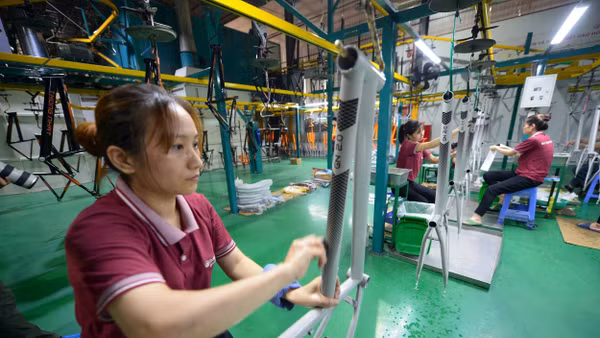 Ca sản xuất tại Công ty cổ phần Thống Nhất Hà Nội.