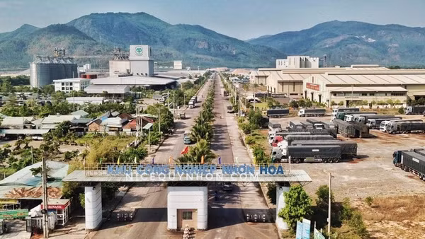 Khu công nghiệp Nhơn Hòa (Gia Lai). Ảnh: Bình Định