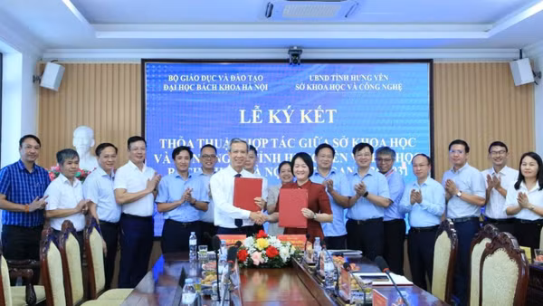 Sở Khoa học và Công nghệ Hưng Yên và Đại học Bách khoa Hà Nội ký kết thỏa thuận hợp tác giai đoạn 2026 - 2031.