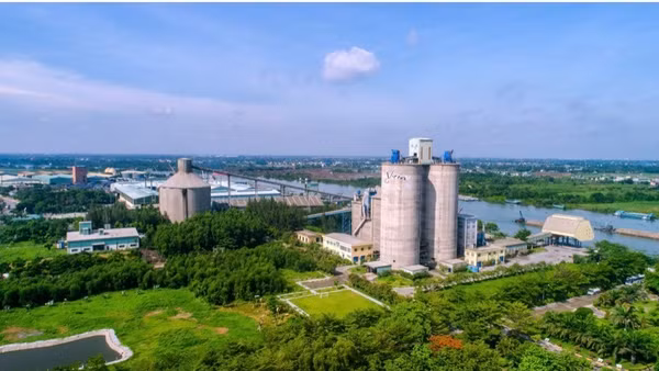 Trạm nghiền Long An - Công ty Xi măng Vicem Hà Tiên. (Ảnh Vicem)