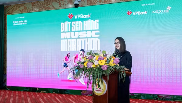 VPBank tiếp tục đồng hành cùng tỉnh Đồng Tháp và Nexus Sport Events tổ chức mùa thứ 5 của VPBank Đất Sen Hồng Music Marathon với hơn 15.500 vận động viên đăng ký. (Nguồn: VPbank)
