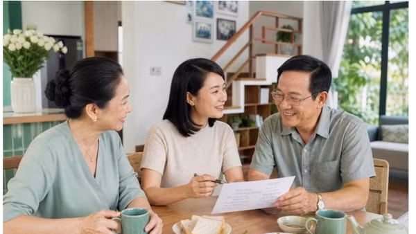 Sự quan tâm có thể bắt đầu từ một khoản để dành, để cha mẹ chủ động hơn với lựa chọn của mình.