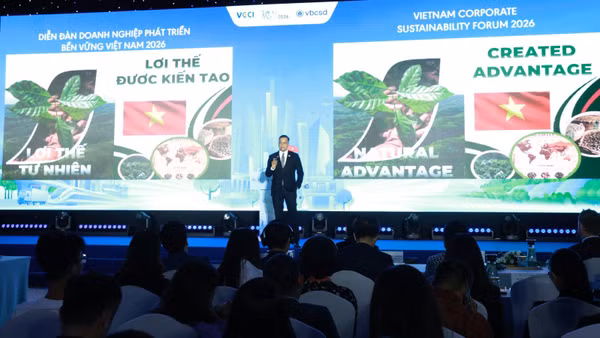 Toàn cảnh Diễn đàn Doanh nghiệp Phát triển Bền vững Việt Nam (VCSF) 2026. (Nguồn ảnh: NESTLE)
