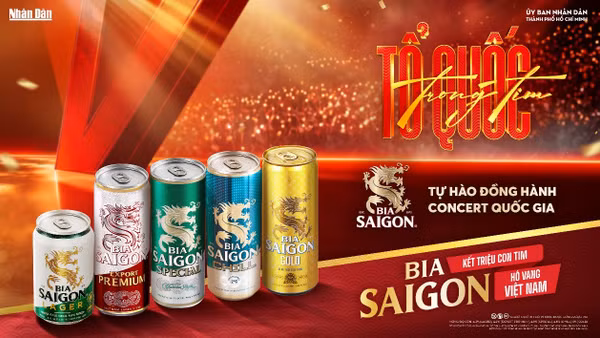 Bia Saigon tự hào đồng hành cùng “Concert quốc gia: Tổ quốc trong tim 2026".