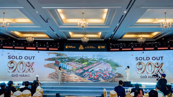 T&T Homes Elite Rivera “sold out” 90% giỏ hàng chỉ sau hơn 2 giờ giới thiệu, mở bán. (Ảnh: T&T)