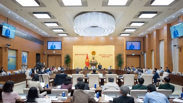 Quang cảnh Phiên họp thứ 55 của Ủy ban Thường vụ Quốc hội 