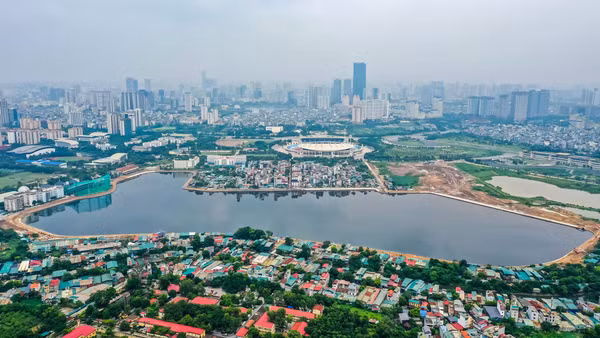 Dự án hồ điều hòa Phú Đô được kỳ vọng sẽ nâng cao năng lực tiêu thoát nước, giảm nguy cơ ngập úng và hoàn thiện hạ tầng thoát nước cho khu vực phía tây Hà Nội.