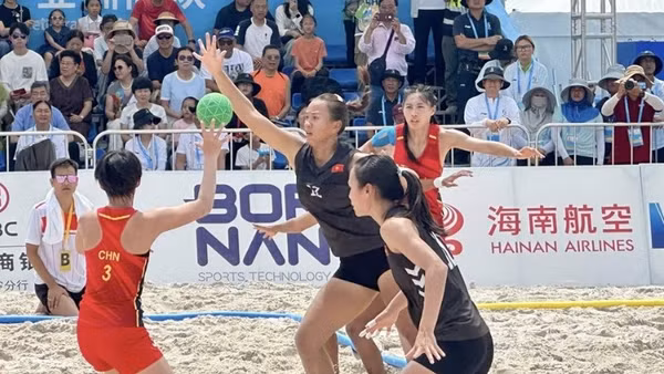 Chiến thắng mới nhất mang đến điểm tựa tinh thần cho Đội tuyển bóng ném bãi biển nữ Việt Nam trước khi bước tới sân chơi thế giới.