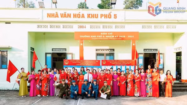 Khu 5, phường Mông Dương, hoàn thành bầu cử trưởng thôn, khu phố. 