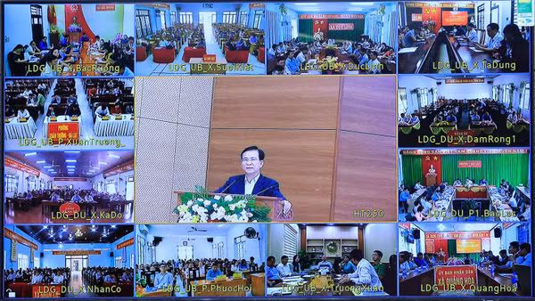 Lễ phát động diễn ra trực tiếp tại hội trường UBND tỉnh và trực tuyến đến 124 điểm cầu các xã, phường, đặc khu trên địa bàn toàn tỉnh Lâm Đồng.