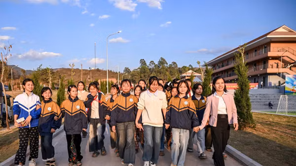 Những điều kiện học tập mới đang mở thêm cơ hội cho học sinh vùng biên. Ảnh | THÀNH ĐẠT