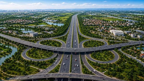 Dự án đường Vành đai 5 - Vùng Thủ đô Hà Nội được kỳ vọng hình thành hành lang liên kết vùng, mở rộng không gian phát triển của Hà Nội và các địa phương trong khu vực.