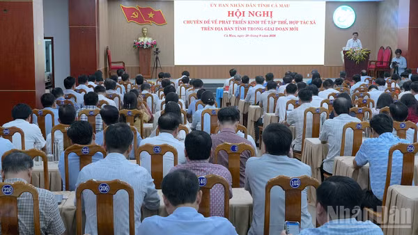 Quang cảnh hội nghị chuyên đề chiều 28/9 tại Cà Mau. (Ảnh: HỮU TÙNG)