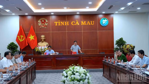 Quang cảnh cuộc họp. (Ảnh: HỮU TÙNG)