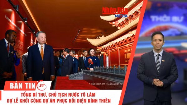 [Video] Thời sự 24h ngày 29/9: Tổng Bí thư, Chủ tịch nước Tô Lâm dự Lễ khởi công Dự án phục hồi Điện Kính Thiên