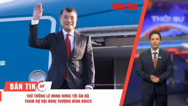 [Video] Thời sự 24h ngày 12/9/2026: Thủ tướng Lê Minh Hưng tới Ấn Độ tham dự Hội nghị thượng đỉnh BRICS