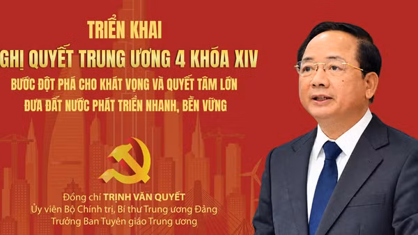 Quang cảnh Hội nghị toàn quốc quán triệt Nghị quyết Trung ương 4 khóa XIV, ngày 16/10/2026. (Ảnh: KHÁNH AN)