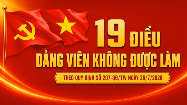 [Interactive] 19 điều Đảng viên không được làm