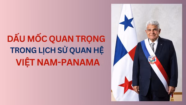 Tổng thống nước Cộng hòa Panama Jose Raul Mulino. Ảnh do Bộ Ngoại giao cung cấp.