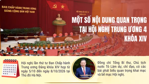 [Infographic] Một số nội dung quan trọng tại Hội nghị Trung ương 4 khóa XIV