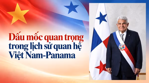 Tổng thống nước Cộng hòa Panama Jose Raul Mulino. Ảnh do Bộ Ngoại giao cung cấp.