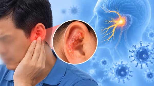 Người dân cần đi khám ngay nếu xuất hiện dấu hiệu méo miệng. (Ảnh minh họa có sử dụng AI)