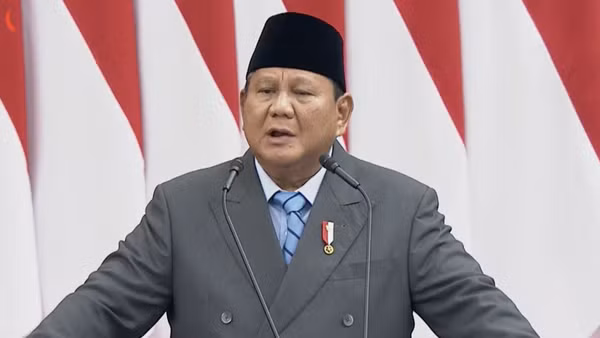 Tổng thống Indonesia Prabowo Subianto cho biết nước này sẽ xây dựng các nhà máy điện mặt trời với tổng công suất 30GW. (Ảnh: Văn phòng Tổng thống Indonesia)