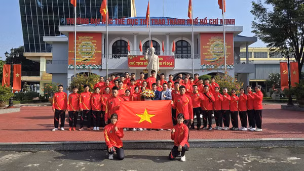 Đoàn võ cổ truyền Việt Nam xuất quân tham dự Cervia 2026. (Ảnh: MG)