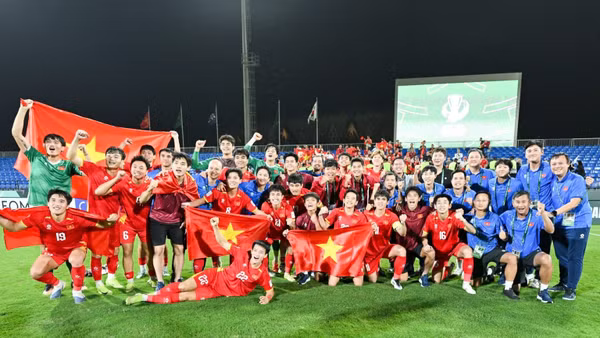 U23 Việt Nam giành Huy chương đồng châu Á (Ảnh: VFF)