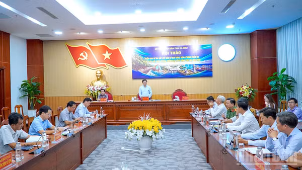 Quang cảnh hội thảo tại Cà Mau. (Ảnh: HOÀN THÀNH)