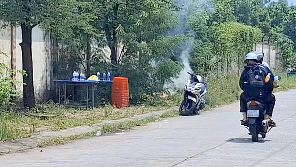 Hiện trường xảy ra vụ việc đau lòng vào chiều 5/10, tại xã Năm Căn, tỉnh Cà Mau. (Ảnh: Thanh Vũ)
