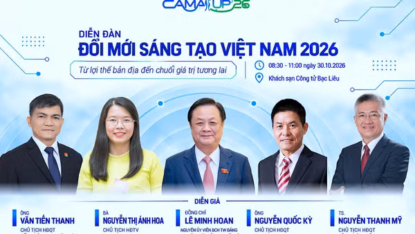 Các diễn giả tại Diễn đàn Đổi mới sáng tạo Việt Nam 2026 là những chuyên gia, nhà quản lý có uy tín và kinh nghiệm thực tiễn. (Ảnh: CiNEC cung cấp)