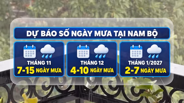 [Video] Mùa mưa tại Thành phố Hồ Chí Minh và Nam Bộ có thể kết thúc sớm
