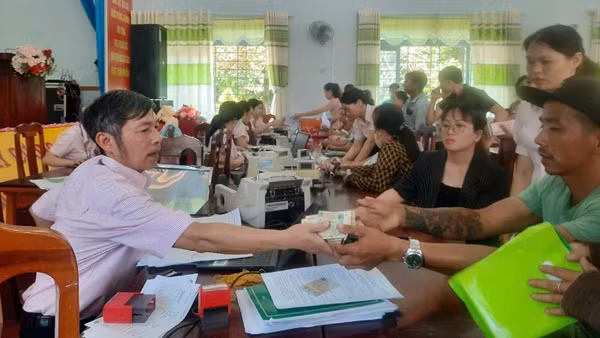 Điểm giao dịch của Ngân hàng Chính sách xã hội tỉnh Lâm Đồng.