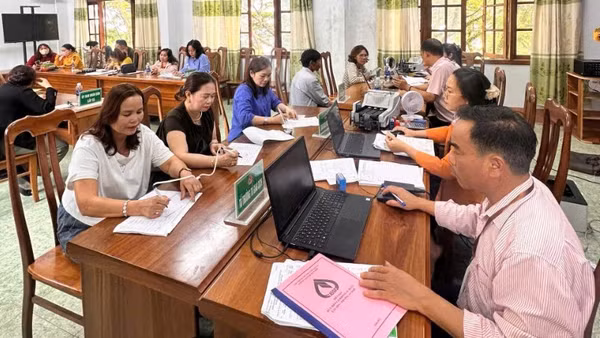 Mạng lưới điểm giao dịch của Ngân hàng Chính sách xã hội An Khê giải ngân nhanh , cho vay vốn ưu đãi thuận lợi.